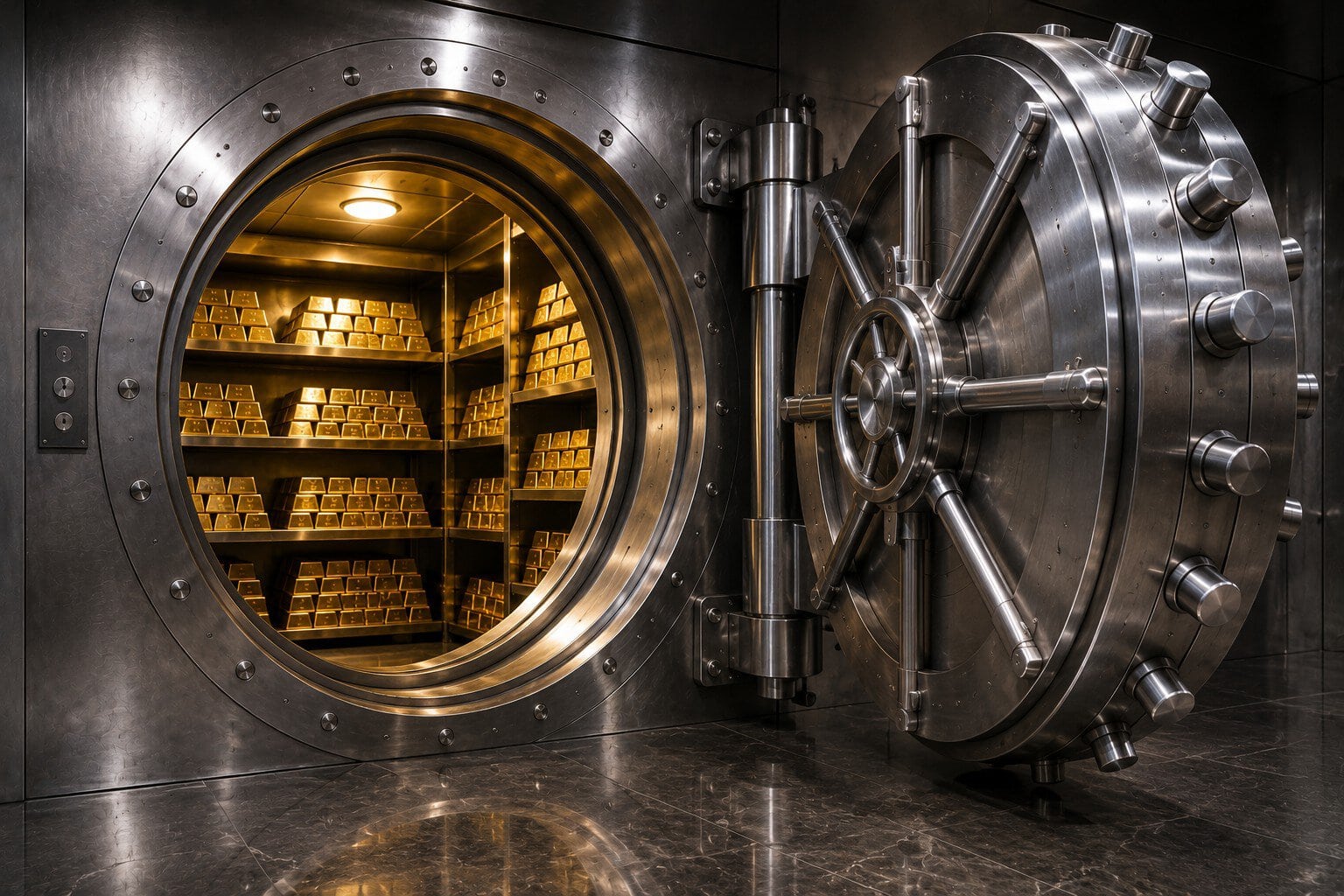 IRS-approved depositories use class-3 high-security vaults to protect retirement precious metals