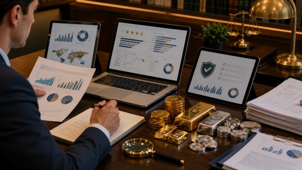 Evaluating Gold IRA company reputation consumer reviews and trust indicators
