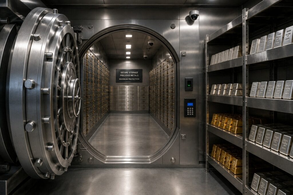 IRS-approved precious metals depository storage and custody services