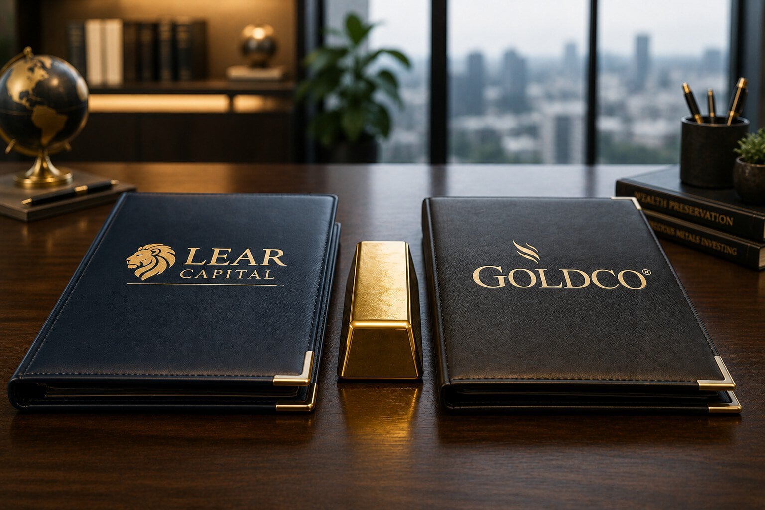 Lear Capital vs Goldco comparison for Gold IRA investors evaluating precious metals retirement accounts