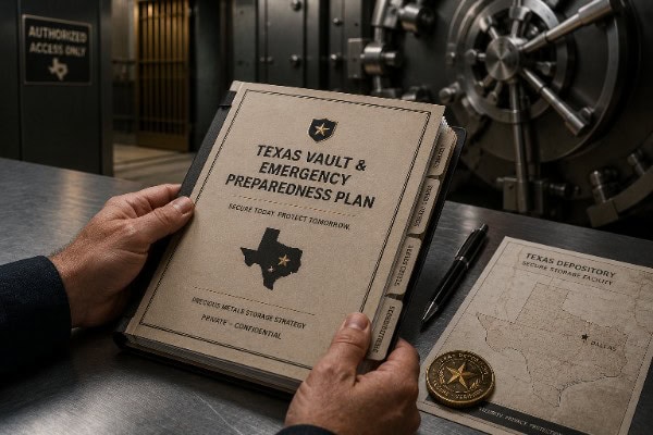 An investor evaluating Texas storage options during an objective Noble Gold review consultation