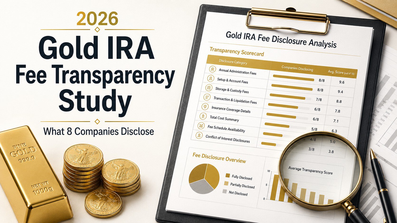 2026 Gold IRA fee transparency study analyzing what eight companies disclose